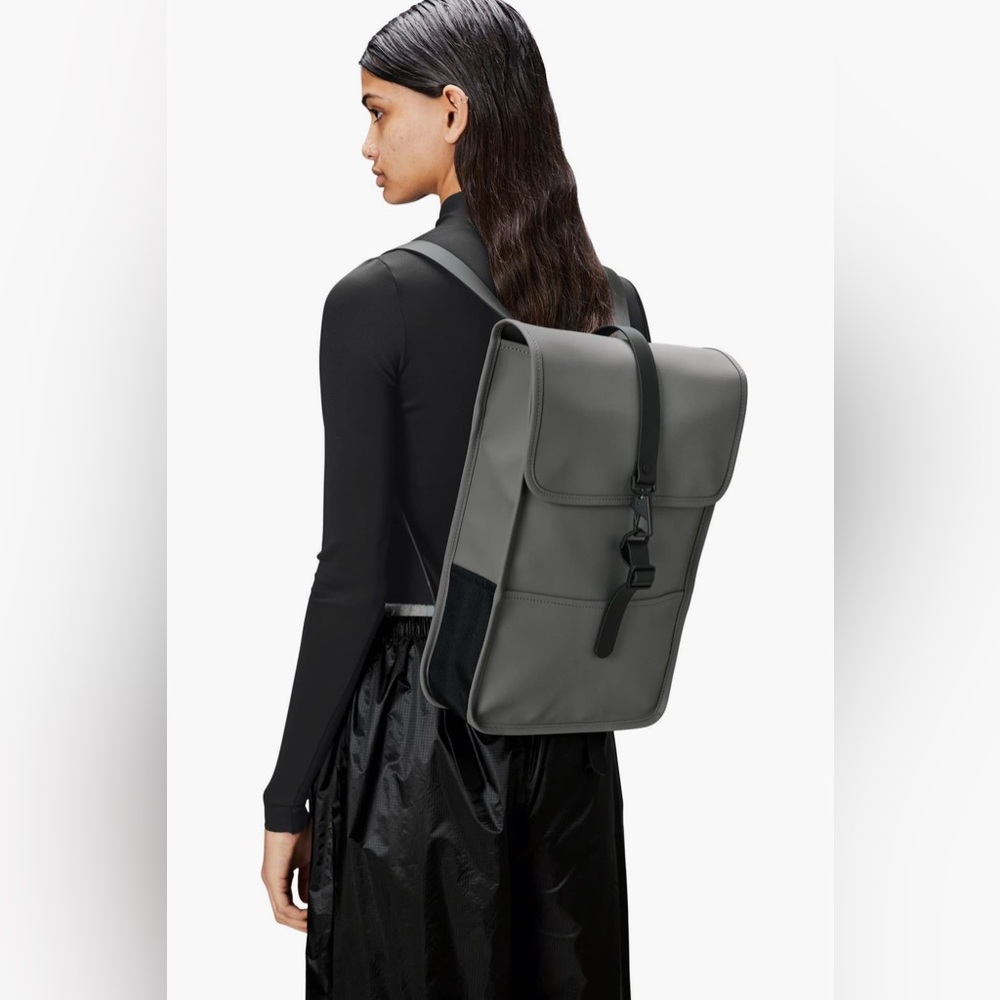 Rains Mini Waterproof Gray backpack Bag